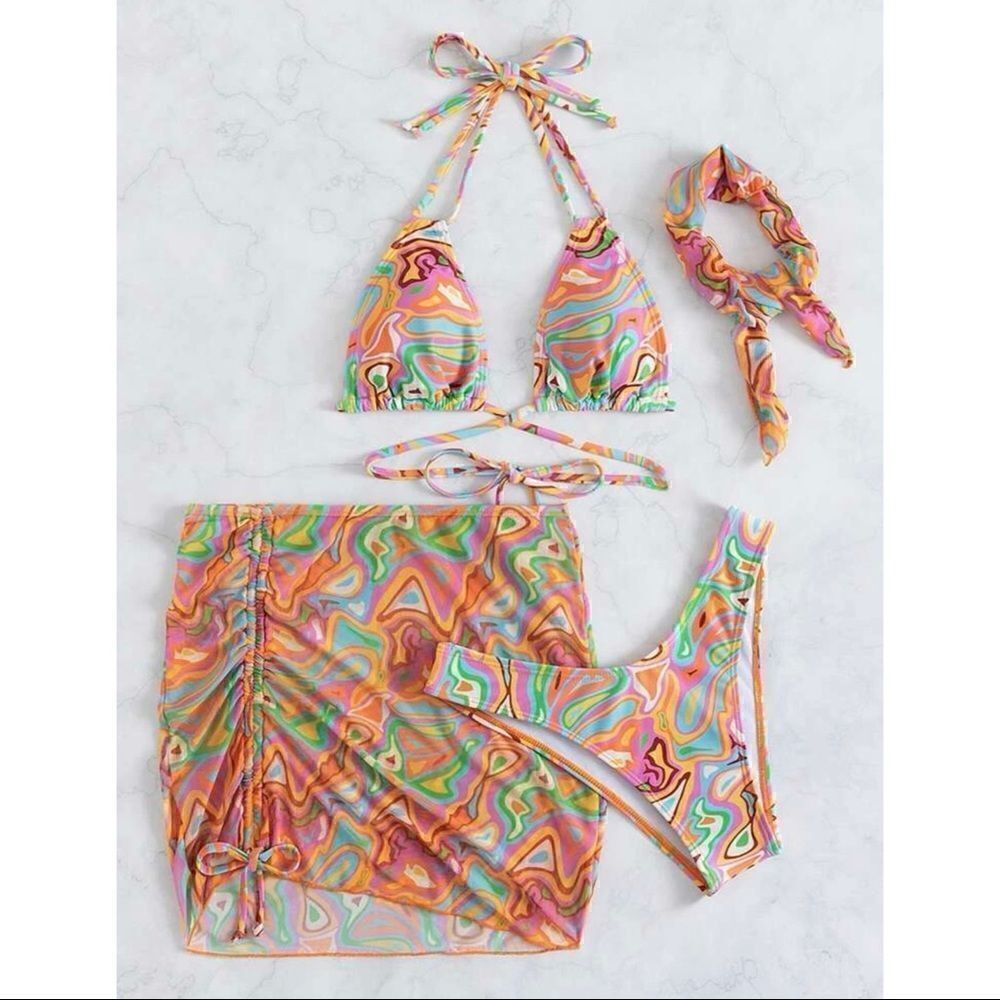 Bikini Set with Skirt - Picture 6 of 10